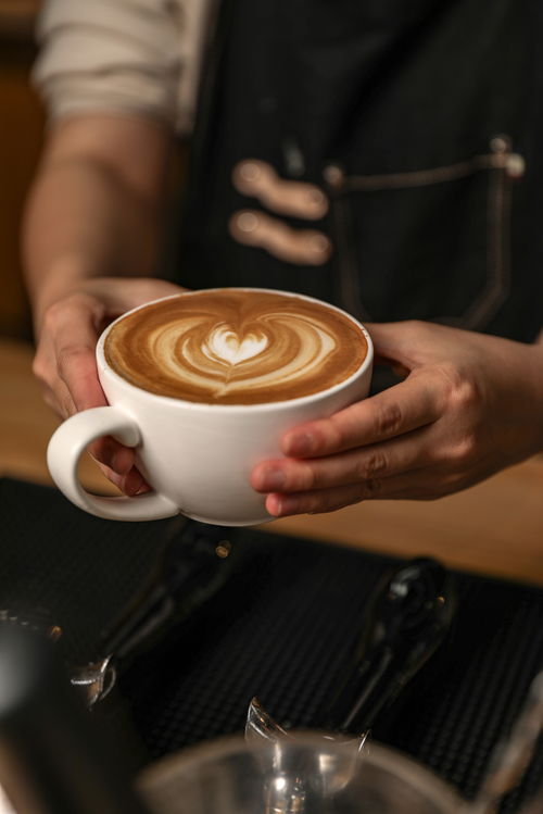 浓郁醇香的视觉盛宴 美式摩卡拿铁摄影图鉴